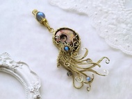 【 億年瞬間 】彩斑菊石設計吊墜 /收藏品 /化石/2024開運