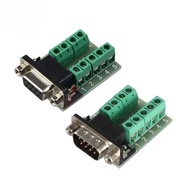 Db9 Male Female Rs232 Serial To Terminal Db9 Signal Connector