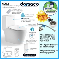 [PROMO INSTALL] NOTZ A+ Powerful Rimless Turbo Tornado Geberit Flushing with Anti-Bacteria / Tiara 9