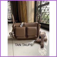 ✟ ◇ ✙✷ The house of little bunny brick pu bag mall pull out leather shoulder and sling bag (no box)