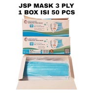 (ES) EF1666 JSPMASK BRAND 3-PLY SURGICAL MASK CONTENTS 50 PCS