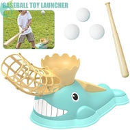 Kids Baseball Launcher Toys Whale Baseball Pitching Machine for Kids Oudoor Baseball Kids Toy SHOPQJ