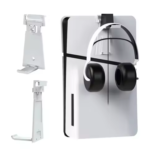 Wall Mount Controller and Headset Storage Holder for Playstation 5 Slim and Playstation 5 Organize Y