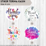 Thank You Stickers Thank You Stickers Thank You Label Stickers Cromo Stickers for Bento Hampers 4 cm