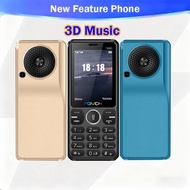 2G Handphone Dual SIM Feature Phone 3D Music Elderly Basic Phone with Camera Large Battery Speaker L