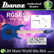 Ibanez RG565 Genesis Collection Electric Guitar With Maple Fretboard and Tremolo - Laser Blue