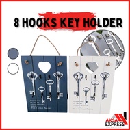 Key Holder Home Decor Key Holder Wall Key Hanger Home Decor 8 Hooks Key Hanger Key Holder Key Hanger