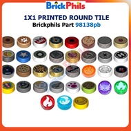Brickphils Printed Tile - Various 1x1 Round Tiles Batch2