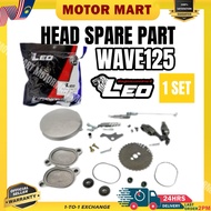 WAVE125 HEAD SPARE PART COMPLETE SET - LEO R&D THAILAND