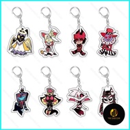 Star3 Hazbin Hotel Charlie Morningstar Vaggie Angel Dust Alastor acrylic keychain Lucifer Morningsta