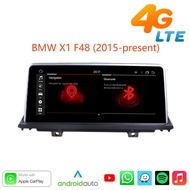 10.25inch touch screen bmw android player headunit monitor gps radio carplay android auto bmw x1 f48 reverse camera
