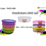 THCO-009 500ml TSP 009  Transparent Plastic Round Container D14 x H4CM