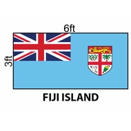 Fiji Islands Flag 3x6ft, Bendera Fiji Islands 3x6ft, Polyester