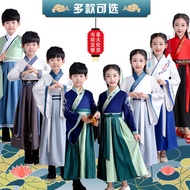 Children's Hanfu Boys Girls Autumn Winter New Costumes Skirts Hanfu Performance Costumes Traditional Costumes