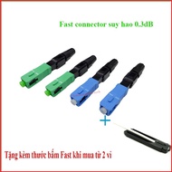 10 SC/UPC Fast optical connectors, Fast connector SC/UPC low loss 0,3dB