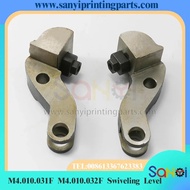 1 Pair M4.010.031F M4.010.032F Swiveling Level For Heidelberg SM74 PM74 Printing Machine