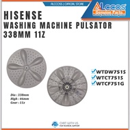 ( ORIGINAL ) WTDW751S/WTCT751S/WTCF751G HISENSE WASHING MACHINE PULSATOR 11Z-338MM