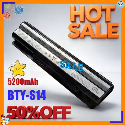 NEW BTY-S14 Laptop Battery for MSI GE60 GE70 Series CR650 CX650 CR41 CX61 CR70 FR400 FR600 FR610 FR6