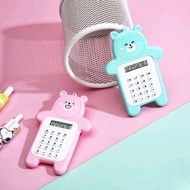 Kalkulator Mini Portable Karakter Beruang Calculator Saku Kecil Lucu