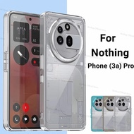 For Nothing Phone 3a Pro Case Nothing Phone 3a Pro Cover Clear PC + TPU Shockproof Slicone Protectiv