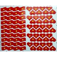 Vietnam flag Sticker, Vietnam flag Sticker
