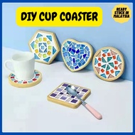 Craft for Kid | DIY Cup Mat | Handmade Colourful Mosaic Cup Coaster | DIY Art Craft 创意礼物 |DIY杯垫 Crea