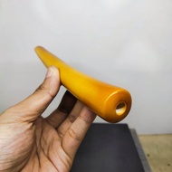 Once pipa cangklong tulang Gajah lawasan treatment(warnaan) model bulat panjang 14-16cm