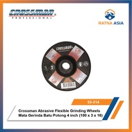 MATA Crossman 53-314 Abrasive Flexible Grinding Wheels 4 inch Cutting Stone Grinding Wheel 100 x 3 x