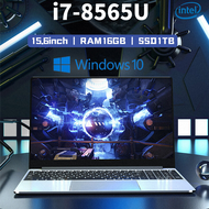 Lenovo Factory 2025 แล็ปท็อปสำนักงานใหม่ 15.6 นิ้ว FHD Intel Core i7 8565U Iaptop ram 16g DDR4 512GB