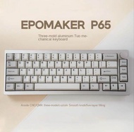 EPOMAKER P65 Three Mode Customized Game RGB with Knob Aluminum Tuotuo Game Mechanical Keyboard