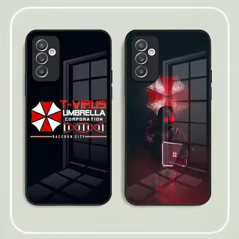 Umbrella Corporation Phone Case Tempered Glass For Samsung S22 S21 S30 S20 Pro Ultra Plus S7Edge S8