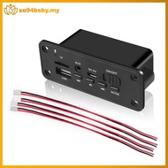 xo94bsby  5.0 MP3 Player 2*3W Decoder Board Speaker Car FM Radio Module MY