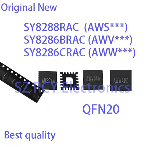 (5-20 PCS)NEW SY8288RAC AWS SY8286BRAC AWV SY8286CRAC AWW SY8288 SY8286B SY8286C QFN-20 IC Chip