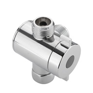 1/2 Inch Bathroom Three Way T Adapter Tee Connector Valve For Toilet Bidet Shower Head Diverter Valv