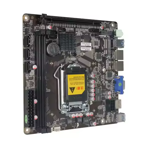 B365 Mini-ITX Motherboard LGA 1151 6 bay NAS Board Dual Gigabit 211AT M.2 Nvme MSATA 6 SATA Support 