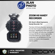 Zoom H8 8-Input / 12-Track Portable Handy Recorder | 24-bit/96kHz, 12-track Field Recording System