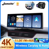 11.26 inch Dash Cam 4K Car DVR Wireless CarPlay & Android Auto Bluetooth GPS Navigation Dashboard Du