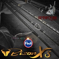 (สินค้าพร้อมส่งในไทย) Bison X3 คันตีเหยื่อปลอม เบท สปินไกด์ฟูจิ