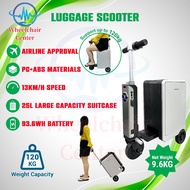 LEGWING Rideable Electric Luggage Scooter | Electric Suitcase | 25L Capacity | TSA Lock | 120kg Supp