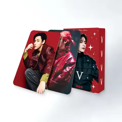 6 styles 55Pcs BTS Lomo Cards New Album Photocards V JK Jimin Jin Jhope Suga RM Collection Cards For