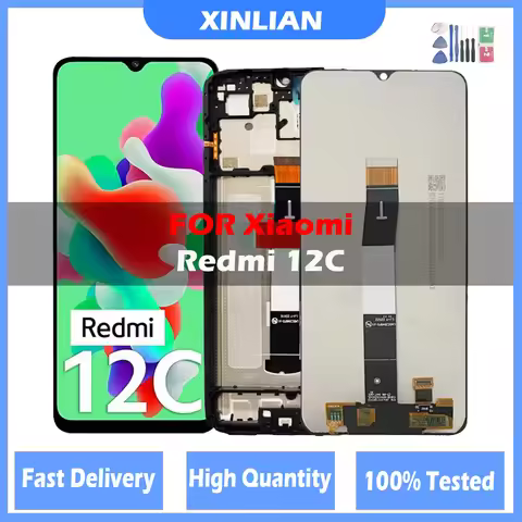 LCD For Xiaomi Redmi 12C LCD Display Touch Screen Digitizer Assembly for Redmi 12C 2212ARNC4L 22120R