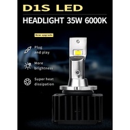 D series hid to led headlight kit for hid with canbus to led upgrade superbright 300% than hid