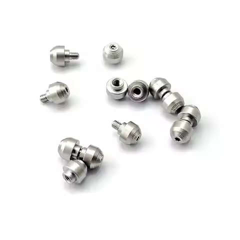 1 sets Customized DIY Folding Knives Screw Parts Stainless Steel Thumb Stud Pushed Knife Button Cust