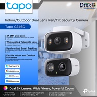 Tapo C246D Indoor/Outdoor Dual Lens Pan/Tilt Security Camera