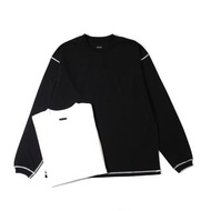 日本預訂 2色選 beams japan 純色 拼線長袖 衛衣