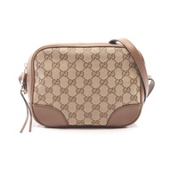 【二手】Gucci GUCCI Bree GG帆布單肩包 449413 米色/ブラウン帆布皮革單肩包 女士二手 B