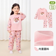 Paw Patrol เด็ก Homewear ชุด Class A ชุดนอนผ้าฝ้ายสําหรับชายหญิง 5A Antibiotic แขนยาวชุด Breath