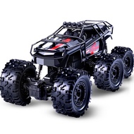 活石儿童遥控汽车六轮遥控车高速越野赛车耐摔男孩玩具车过新年礼物 中国红【加固车壳+双电+礼盒】