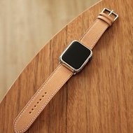 Apple watch strap 手工製作蘋果皮錶帶 iwatch6 se543 少話手作
