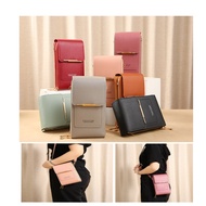 Touch Screen Mobile Phone Bag Female Cute Wallet Small Bag Office Wallet Fashion Key Coin Card Bag W
